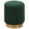 Duhome Elegant Lifestyle Round Pleated Golden Base Velvet Ottoman, Dark Green 1 Duhome Elegant Lifestyle Round Pleated Golden Base Velvet Ottoman, Dark Green -GDF sofa Shop 61c1911800473379 1443 w800 h800 b1 p0