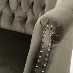 GDFStudio GDF Studio Melaina Tufted Scroll Arm New Velvet Loveseat, Gray 14 GDFStudio GDF Studio Melaina Tufted Scroll Arm New Velvet Loveseat, Gray -GDF sofa Shop 61f15e0c0f9074c0 3603 w800 h800 b0 p0