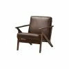 Wholesale Interiors Bianca Modern Walnut Wood Dark Brown Distressed Faux Leather Lounge Chair -GDF sofa Shop 633144150b71d7dc 0345 w800 h800 b1 p0