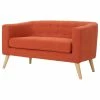 GDFStudio GDF Studio Carol Button Back Mid Century Fabric Modern Loveseat, Muted Orange -GDF sofa Shop 64b15d9a0f907ab4 6781 w800 h800 b1 p0