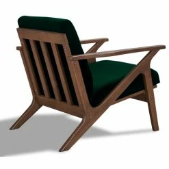 Omax Decor Zola Lounge Chair, Green Velvet/Walnut 9 Omax Decor Zola Lounge Chair, Green Velvet/Walnut -GDF sofa Shop 672165dd0ee12070 8811 w800 h800 b1 p0