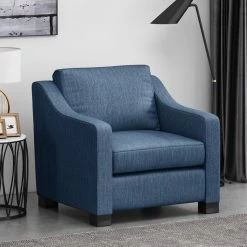 GDFStudio Casen Fabric Club Chair, Navy Blue/Dark Brown 14 GDFStudio Casen Fabric Club Chair, Navy Blue/Dark Brown -GDF sofa Shop 6761a4980f907397 4960 w800 h800 b0 p0