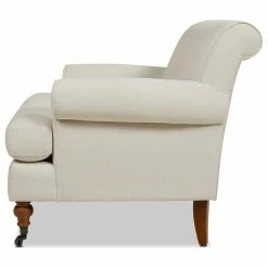 Jennifer Taylor Home Alana Lawson Accent Arm Chair Metal Casters, Light Beige -GDF sofa Shop 67b1c15b004c15e1 6595 w800 h800 b1 p0