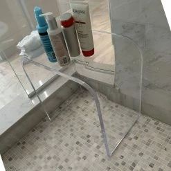 Southeastflorida 18" X 12" X 18" X 3/4" Clear Acrylic End Table Or Shower Bench -GDF sofa Shop 69215896037d449e 4342 w800 h800 b0 p0