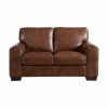 KEMP INTERNATIONAL INC Suzanne Leather Craft Loveseat, Brown -GDF sofa Shop 6991de0707c72478 2939 w800 h800 b1 p0