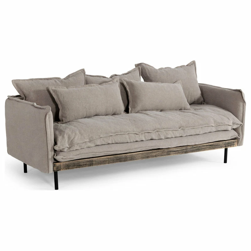 Vig Furniture Inc. Divani Casa Mathis Modern Grey Fabric Sofa 4 Vig Furniture Inc. Divani Casa Mathis Modern Grey Fabric Sofa - Image 2
