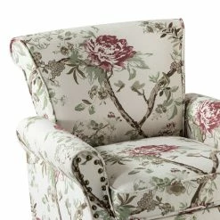 Karat Home Wooden Upholstered Armchair, Floral -GDF sofa Shop 6a71211803746eb1 1788 w800 h800 b0 p0