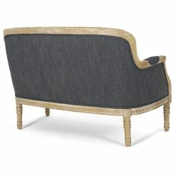 GDFStudio Alton Fabric Upholstered Loveseat, Charcoal And Natural -GDF sofa Shop 6a817c4b013411e1 1925 w800 h800 b1 p0