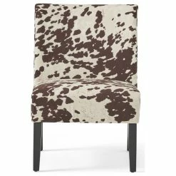 GDFStudio GDF Studio Kalee Contemporary Accent Chair, Cow Print, Matte Black, Fabric -GDF sofa Shop 6a81a36d01d3f6ac 4008 w800 h800 b1 p0