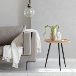Madeleine Home Inc. Chervey Tri Pin Side Table, Natural -GDF sofa Shop 6b31ba5602e8ef8f 5704 w800 h800 b0 p0