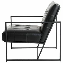 Glitzhome 29.25"H PU Leather Tufted Accent Chair, Black 15 Glitzhome 29.25"H PU Leather Tufted Accent Chair, Black -GDF sofa Shop 6b51bb3f00a6325c 6196 w800 h800 b1 p0