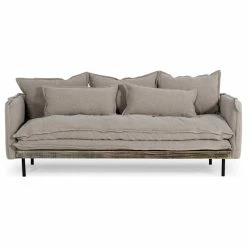 Vig Furniture Inc. Divani Casa Mathis Modern Grey Fabric Sofa