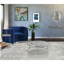 Meridian Furniture Butterfly End Table, Silver -GDF sofa Shop 6e214cf602740c99 9579 w800 h800 b0 p0