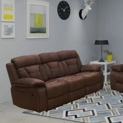 Betsy Furniture Microfiber Reclining Sofa, Brown -GDF sofa Shop 6f1161000dc4cf7e 9583 w800 h800 b0 p0