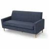GDFStudio GDF Studio Stratford Mid Century Modern Fabric 3-Seat Sofa, Dark Blue -GDF sofa Shop 701125c601e52984 4484 w800 h800 b1 p0