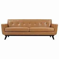 LexMod Engage Bonded Leather Sofa, Tan -GDF sofa Shop 7081d1c700cd1d4a 8361 w800 h800 b1 p0