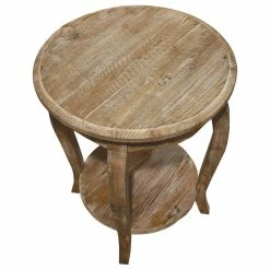 Bolton Furniture, Inc. Rustic Reclaimed Round End Table, Driftwood -GDF sofa Shop 71114e0e01f4360b 7580 w800 h800 b1 p0