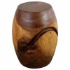 Kammika Import Export Co., Ltd (Thailand) Haussmann Wood Barrel Puzzle Stand 14Dx18 In H (10 In Flats) Walnut Oil -GDF sofa Shop 72c1dd040265fea6 1756 w800 h800 b1 p0