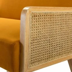 Karat Home Wicker Arm Loveseat, Yellow -GDF sofa Shop 7321a2da01e8ca15 0817 w800 h800 b0 p0