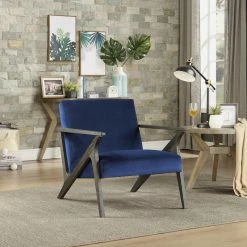 Lexicon Home Ride Accent Chair, Navy -GDF sofa Shop 73e130080d556724 0535 w800 h800 b0 p0
