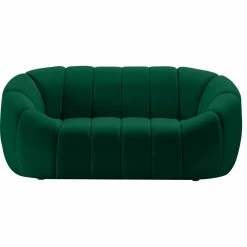 Meridian Furniture Elijah Velvet Upholstered Loveseat, Green 15 Meridian Furniture Elijah Velvet Upholstered Loveseat, Green -GDF sofa Shop 74012e8602740dce 6419 w800 h800 b1 p0