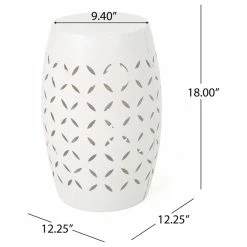 GDFStudio GDF Studio Dione Indoor Lace Cut Iron Accent Table, White -GDF sofa Shop 74410d5802399a53 2477 w800 h800 b1 p0