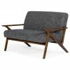 Vig Furniture Inc. Modrest Candea Mid-Century Walnut And Gray Loveseat -GDF sofa Shop 7551107c0e9088ad 6127 w800 h800 b1 p0