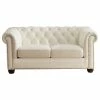 Hydeline USA Hydeline Aliso 100% Leather Loveseat, Pearl White -GDF sofa Shop 75c1d13c07e583c8 7026 w800 h800 b1 p0