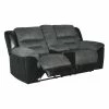 Ashley Furniture Industries Signature Design By Ashley Earhart Reclining Loveseat With Console In Slate -GDF sofa Shop 76712ff600922437 9898 w800 h800 b1 p0