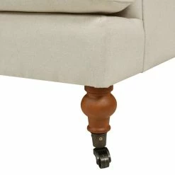 Jennifer Taylor Home Alana Lawson Accent Arm Chair Metal Casters, Light Beige -GDF sofa Shop 76b1081f004c15e4 6595 w800 h800 b0 p0