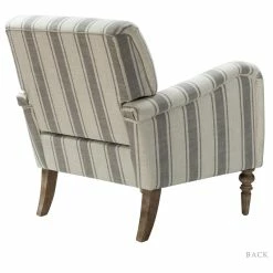 Karat Home Stripe Armchair Set Of 2, Gray -GDF sofa Shop 76e141c30038ab24 0816 w800 h800 b1 p0