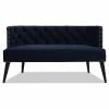 Jennifer Taylor Home Celine Tufted Settee With Nailhead Accents, Dark Navy Blue -GDF sofa Shop 76e1f4f302ea9db9 8889 w800 h800 b1 p0