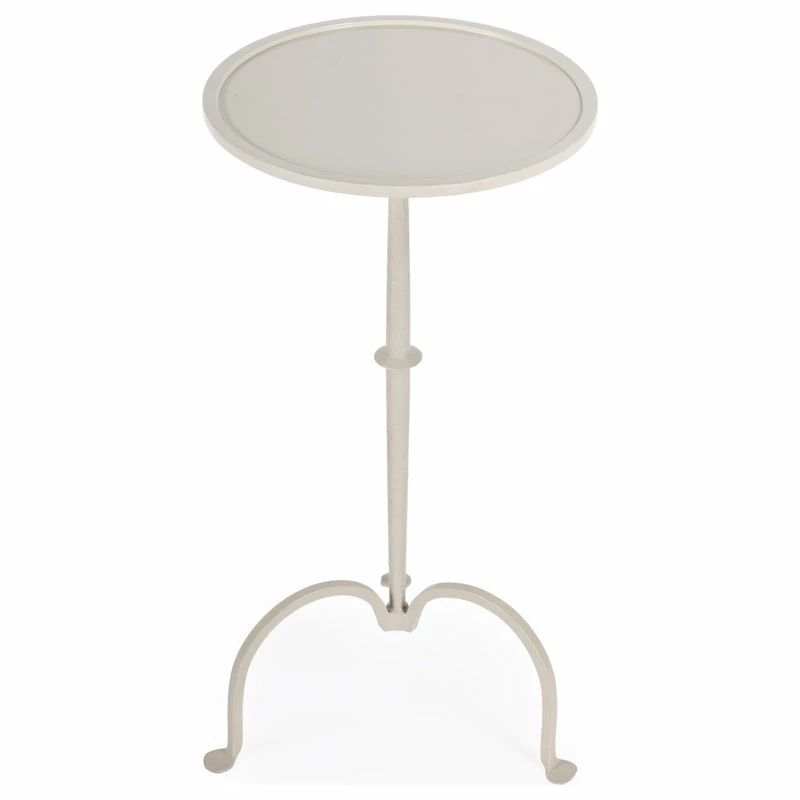 Butler Specialty Company Butler Founders Gray/Beige Iron Pedestal Table 4 Butler Specialty Company Butler Founders Gray/Beige Iron Pedestal Table - Image 2