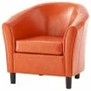 GDFStudio GDF Studio Newport Leather Club Chair, Orange -GDF sofa Shop 77f1940c02392d11 4534 w800 h800 b1 p0