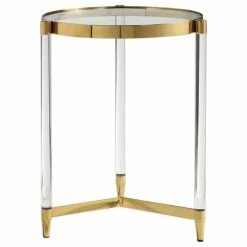 Uttermost Kellen Glass Accent Table 24748