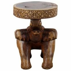 Kammika Import Export Co., Ltd (Thailand) Haussmann Wood Chang End Table 15 D X 20 Inch High Walnut Oil -GDF sofa Shop 78116eb900a0e9e4 8674 w800 h800 b1 p0