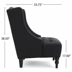GDFStudio GDF Studio Adriana Tall Wingback Tufted Fabric Club Chair, Dark Charcoal 13 GDFStudio GDF Studio Adriana Tall Wingback Tufted Fabric Club Chair, Dark Charcoal -GDF sofa Shop 7aa1e71c01b31303 7312 w800 h800 b1 p0