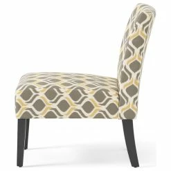 GDFStudio GDF Studio Kalee Contemporary Accent Chair, Yellow And Gray Ikat Pattern/ Matte Black, Fabric 20 GDFStudio GDF Studio Kalee Contemporary Accent Chair, Yellow And Gray Ikat Pattern/ Matte Black, Fabric -GDF sofa Shop 7c11fe8f039c266f 8107 w800 h800 b1 p0