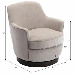 Comfort Pointe Reese Oatmeal Wood Base Swivel Chair 17 Comfort Pointe Reese Oatmeal Wood Base Swivel Chair -GDF sofa Shop 7d81cc730fc92755 9994 w800 h800 b1 p0