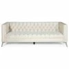 GDFStudio Roxanne Tufted Velvet 3 Seat Sofa, Beige/Silver -GDF sofa Shop 7dc12d300f9075dc 3339 w800 h800 b1 p0