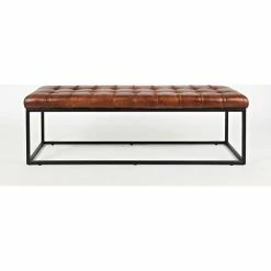 Jofran Global Archive Leather Ottoman - Saddle -GDF sofa Shop 7df123ae03776dc9 6516 w800 h800 b1 p0