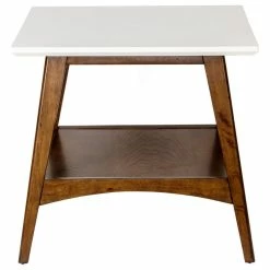 Olliix Madison Park Parker Mid-Century Modern Natural Wood Accent Table, Pecan, End Table -GDF sofa Shop 7e215fb403238295 1881 w800 h800 b1 p0