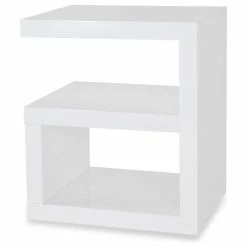Zuri Furniture Jayden Side Table - White