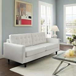 LexMod Empress Bonded Leather Sofa, White -GDF sofa Shop 7ea113f200cd1991 8089 w800 h800 b0 p0