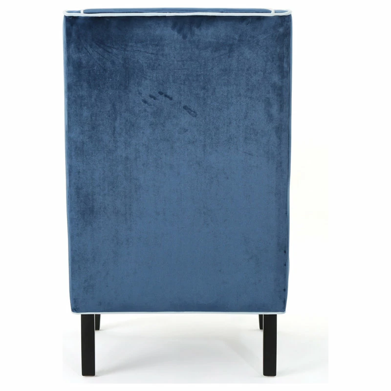 GDFStudio GDF Studio Edell Traditional New Velvet Two Toned High Winged Back Club Chair, C 12 GDFStudio GDF Studio Edell Traditional New Velvet Two Toned High Winged Back Club Chair, C - Image 10