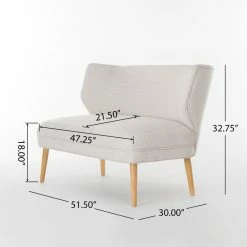 GDFStudio GDF Studio Dumont Mid Century Modern Fabric Loveseat Sofa Settee, Beige 13 GDFStudio GDF Studio Dumont Mid Century Modern Fabric Loveseat Sofa Settee, Beige -GDF sofa Shop 7fe11d7801e4d658 7497 w800 h800 b0 p0