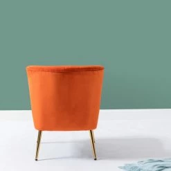 Karat Home Monica Side Chair, Orange 15 Karat Home Monica Side Chair, Orange -GDF sofa Shop 8001e8e30eec64af 1961 w800 h800 b0 p0