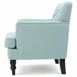 GDFStudio GDF Studio Madene Tufted Back Fabric/Microfiber Club Chair, Light Blue -GDF sofa Shop 8011ee5f01b1be11 0713 w800 h800 b1 p0