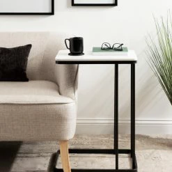 Uniek Credele Metal Accent C-Table, White -GDF sofa Shop 8071233102dfee89 4199 w800 h800 b0 p0