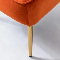Karat Home Monica Side Chair, Orange 18 Karat Home Monica Side Chair, Orange -GDF sofa Shop 80b1cd650eec64a7 1961 w800 h800 b0 p0